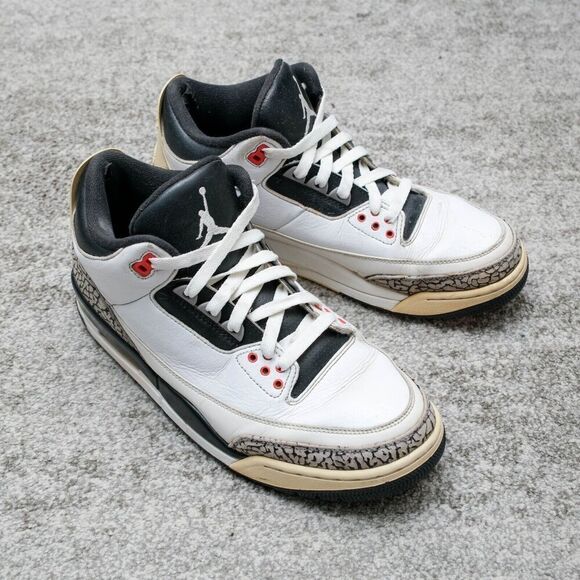 Nike Air Jordan 3 Retro Infrared 23 sneakers 2013 136064-123 white size Men 10‎ - Picture 7 of 8